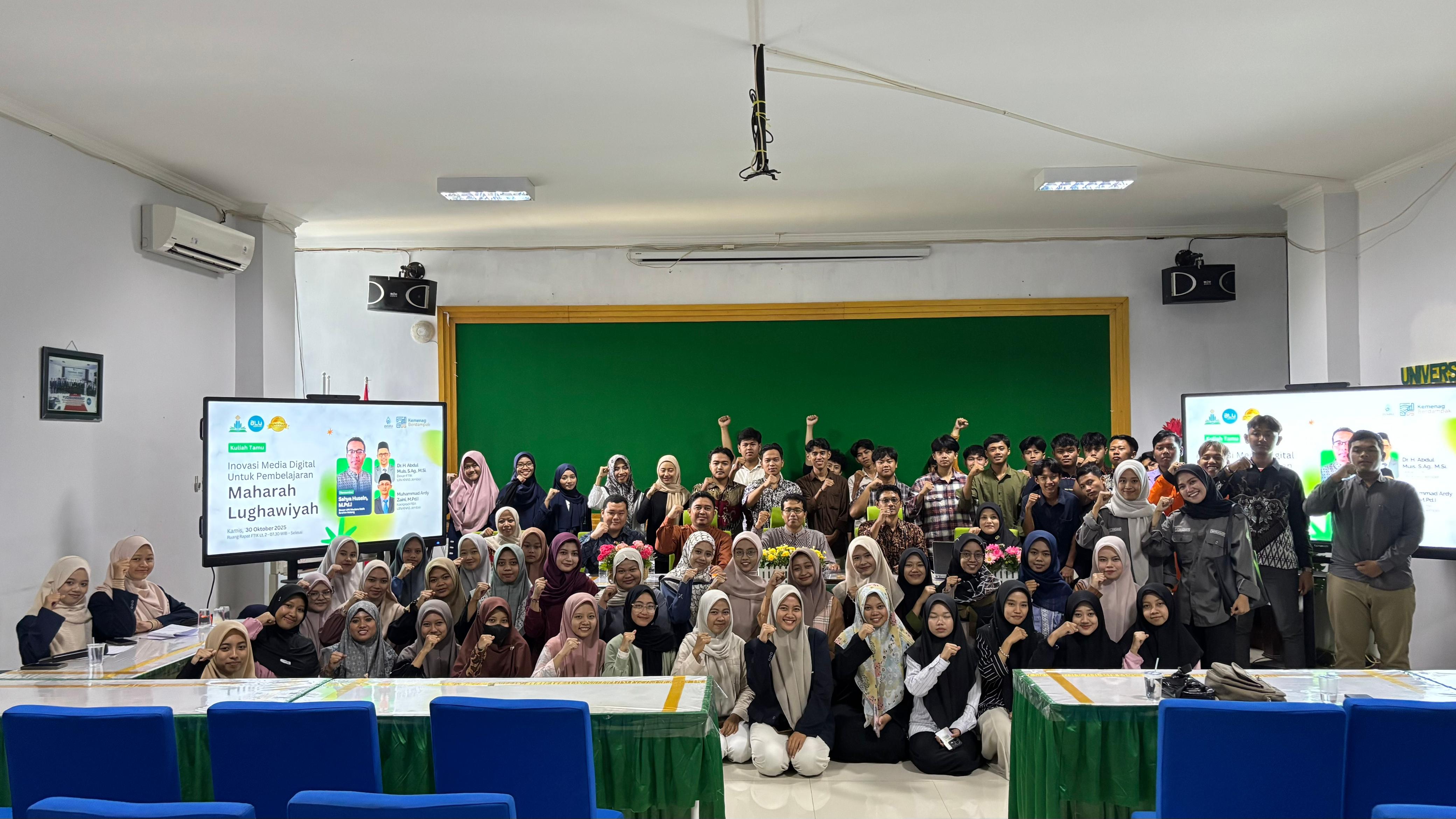 Kuliah Tamu Prodi PBA UIN KHAS Jember: “Inovasi Media Digital untuk Pembelajaran Maharah Lughawiyah”